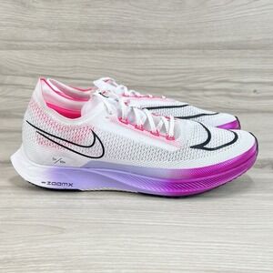 Nike ZoomX Streakfly White Vivid Grape Purple Agate Black Men Size 11 DJ6566-104